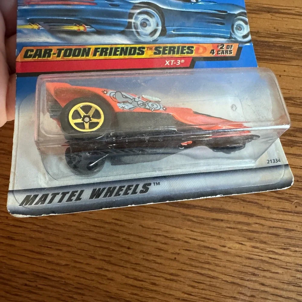 Hot Wheels XT-3 Car-Toon Friends Series #2/4 1999 Orange Diecast‎ Car